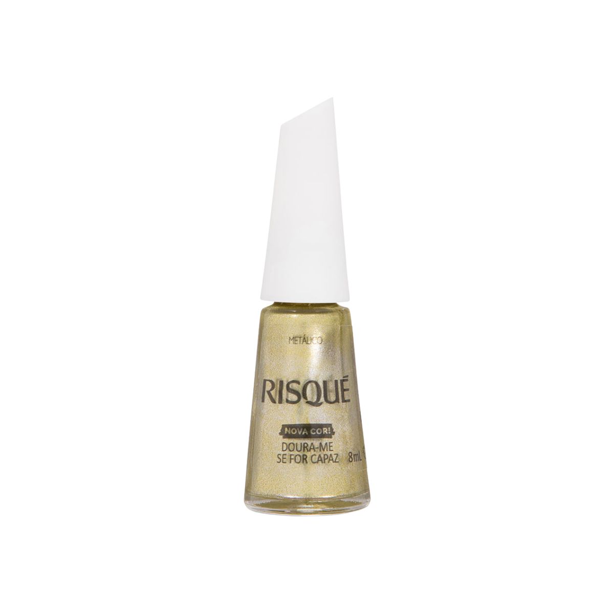 ESMALTE METÁLICO DOURA-ME SE FOR CAPAZ RISQUE 8ML