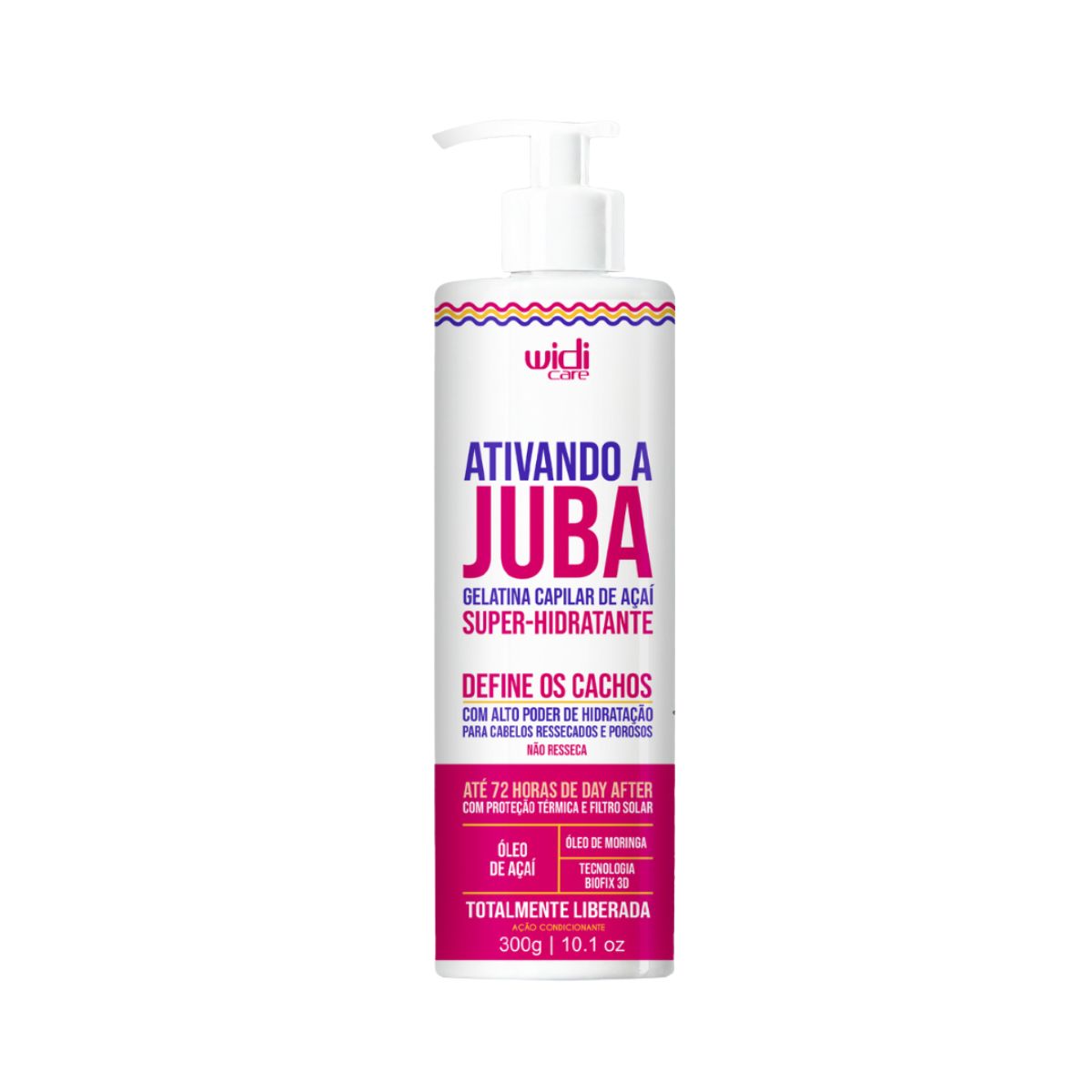 ATIVANDO A JUBA GELATINA SUPER HIDRATANTE WIDI CARE 300G