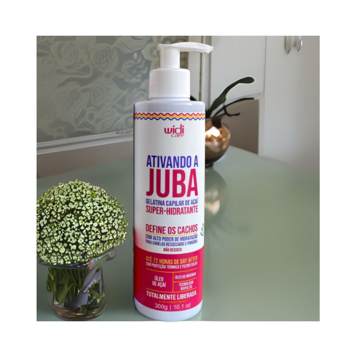 ATIVANDO A JUBA GELATINA SUPER HIDRATANTE WIDI CARE 300G