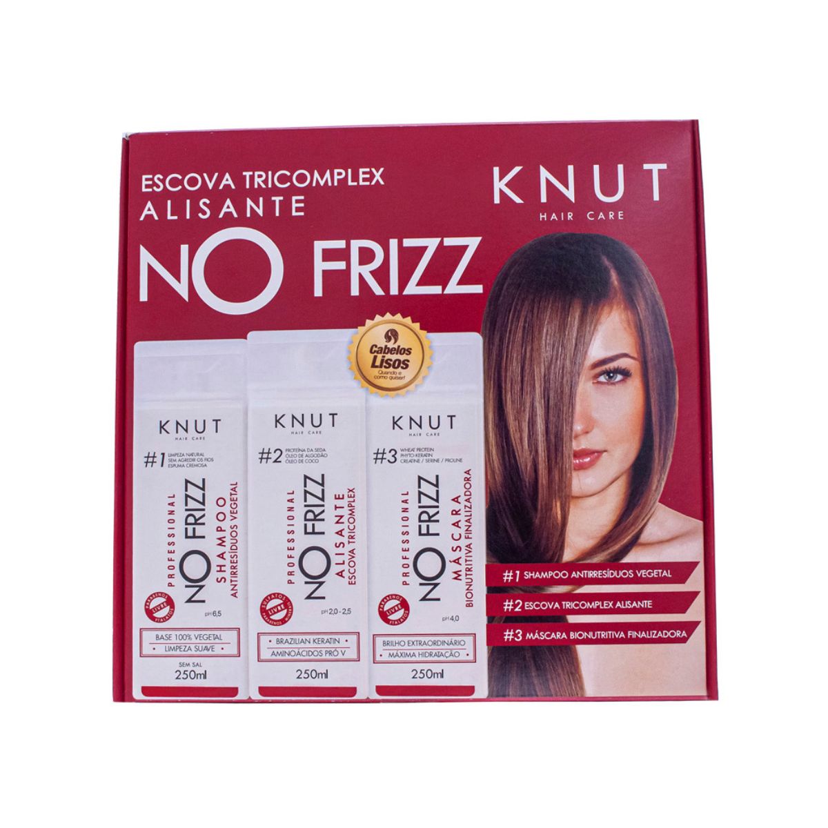 KIT ESCOVA PROGRESSIVA NO FRIZZ KNUT