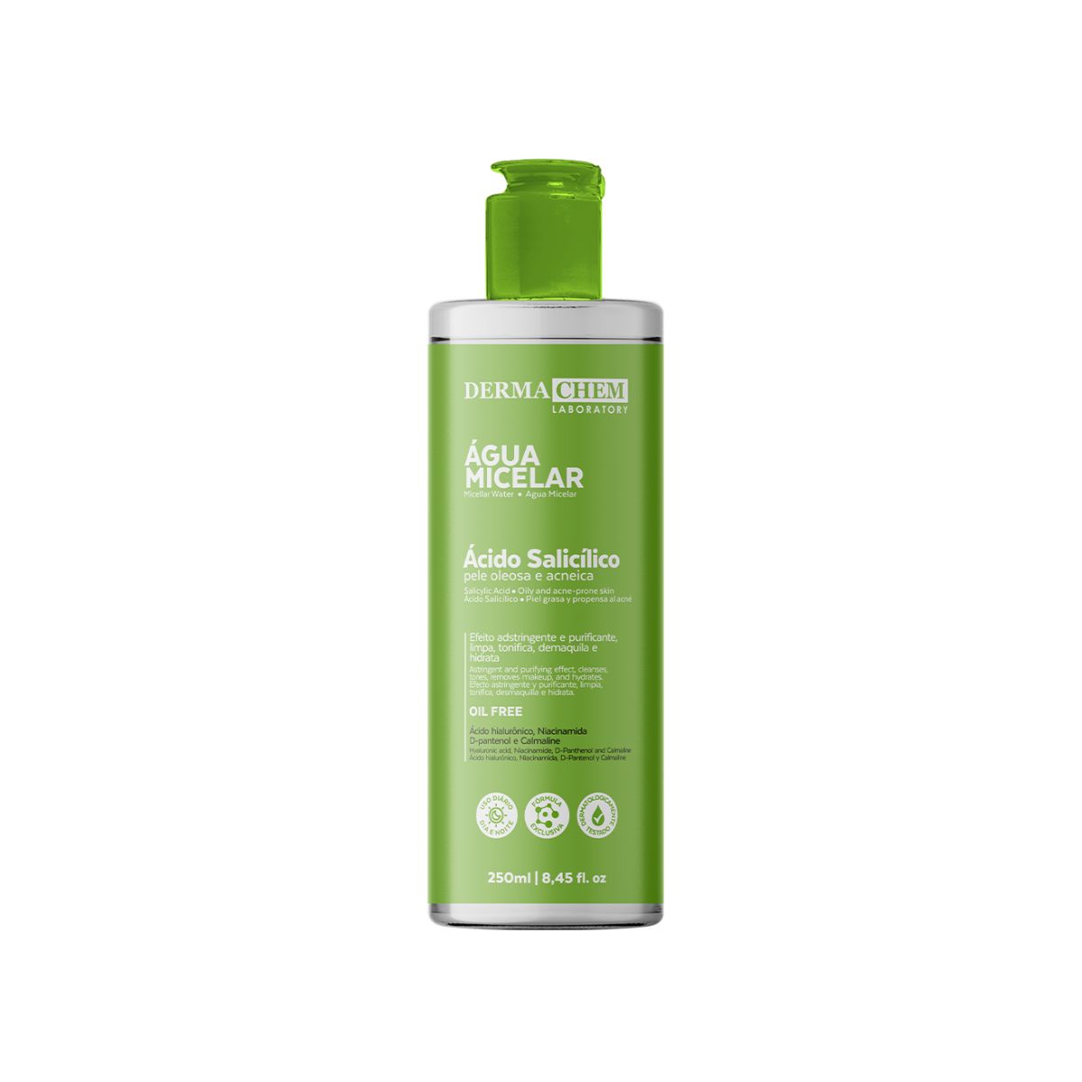 ÁGUA MICELAR ÁCIDO SALICÍLICO DERMACHEM 250ML