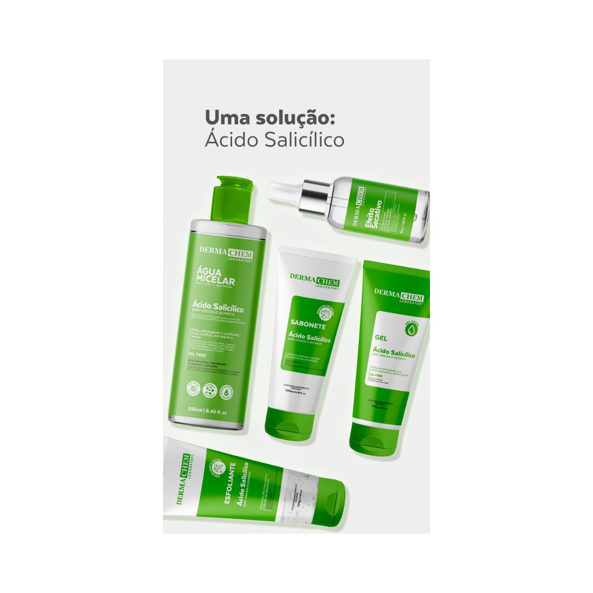 ÁGUA MICELAR ÁCIDO SALICÍLICO DERMACHEM 250ML