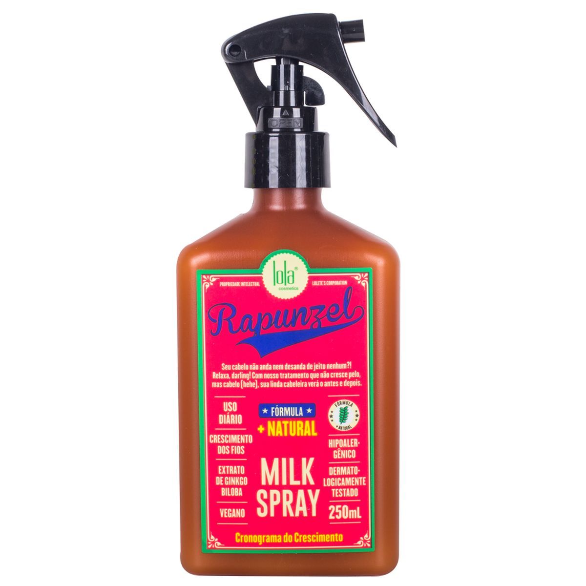 KIT LOLA COSMETICS RAPUNZEL LINHA CRESCIMENTO - SHAMPOO + MÁSCARA + TÔNICO + MIL