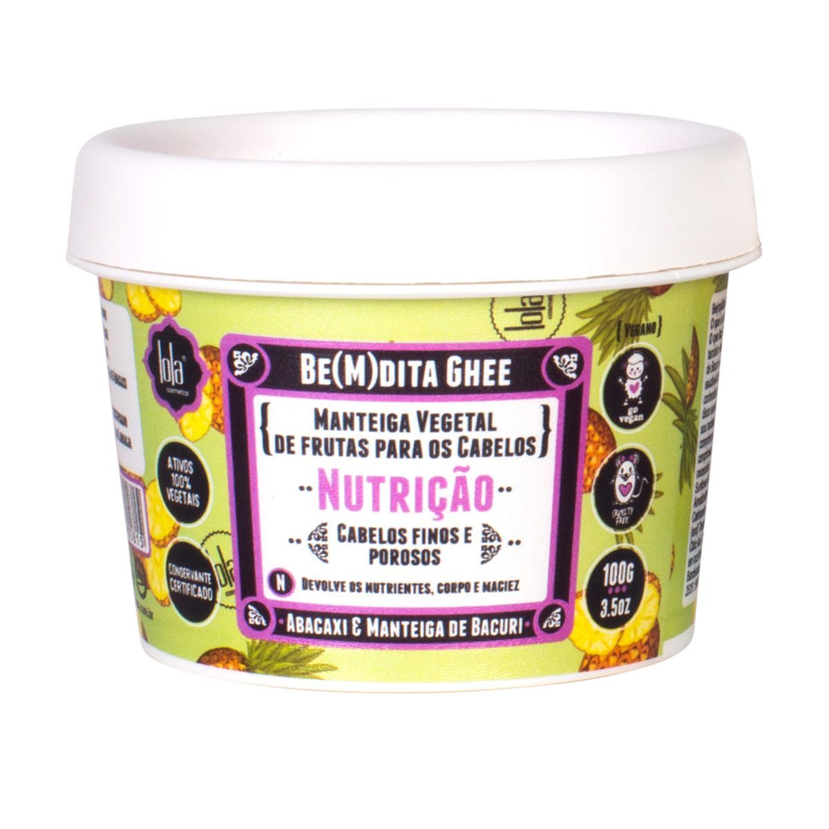 KIT LOLA COSMETICS - TONICO RAPUNZEL + 3 BEMDITA GHEE 100G
