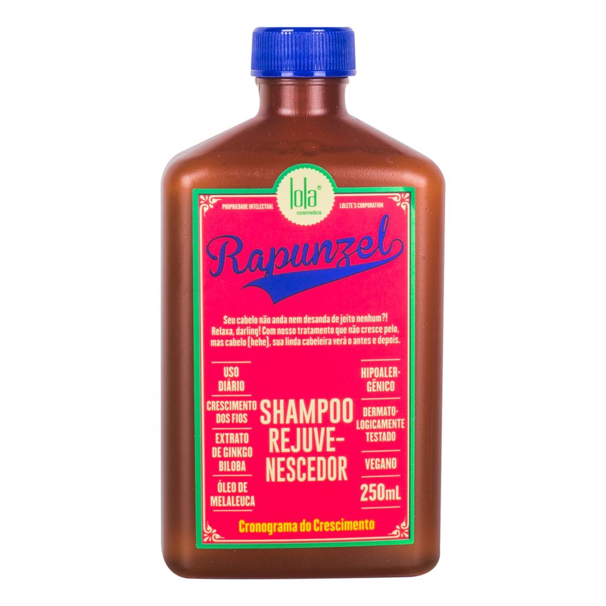 KIT LOLA COSMETICS CRONOGRAMA RAPUNZEL SHAMPOO + TÔNICO + MÁSCARA 450G