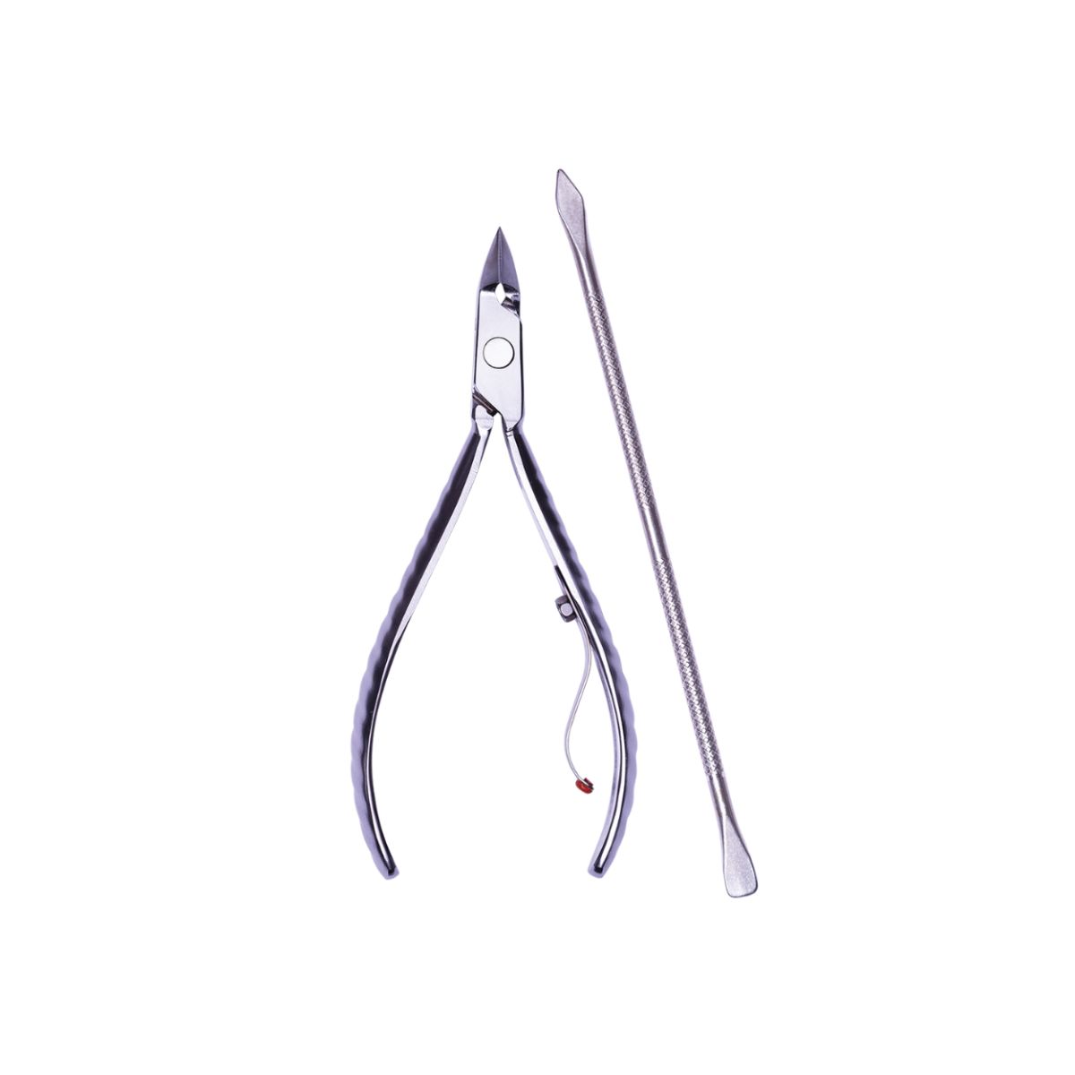 ALICATE CUTÍCULA 778-E COM ESPATULA DUPLA PROFESSIONAL PREMIUM INOX MUNDIAL