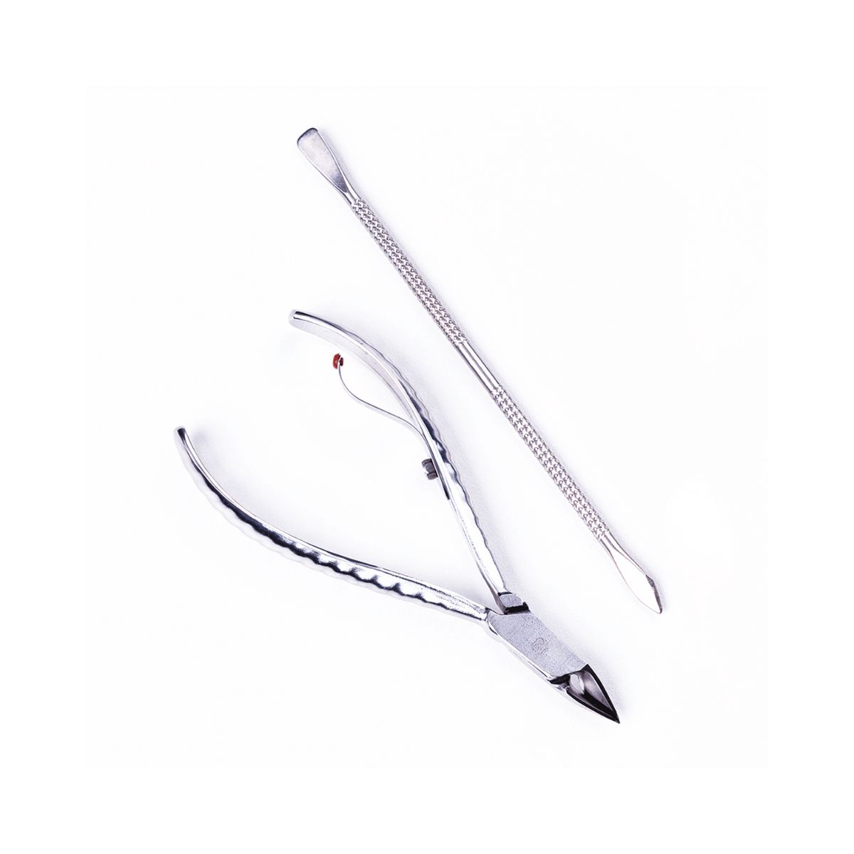 ALICATE CUTÍCULA 778-E COM ESPATULA DUPLA PROFESSIONAL PREMIUM INOX MUNDIAL