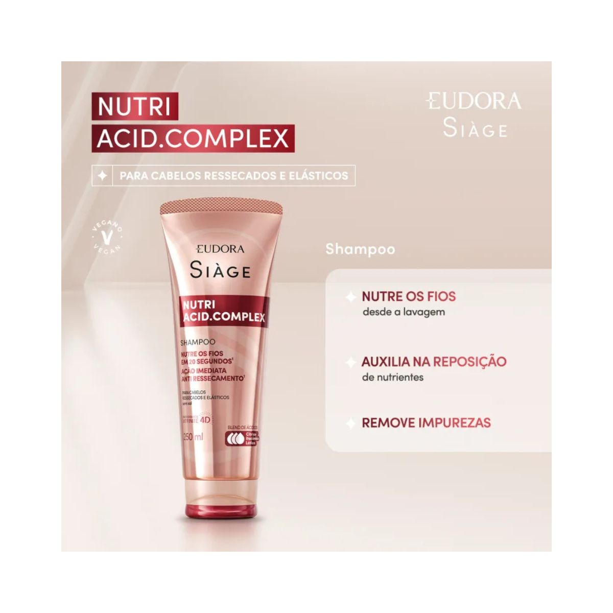 SHAMPOO NUTRI ACID COMPLEX SIAGE 250ML