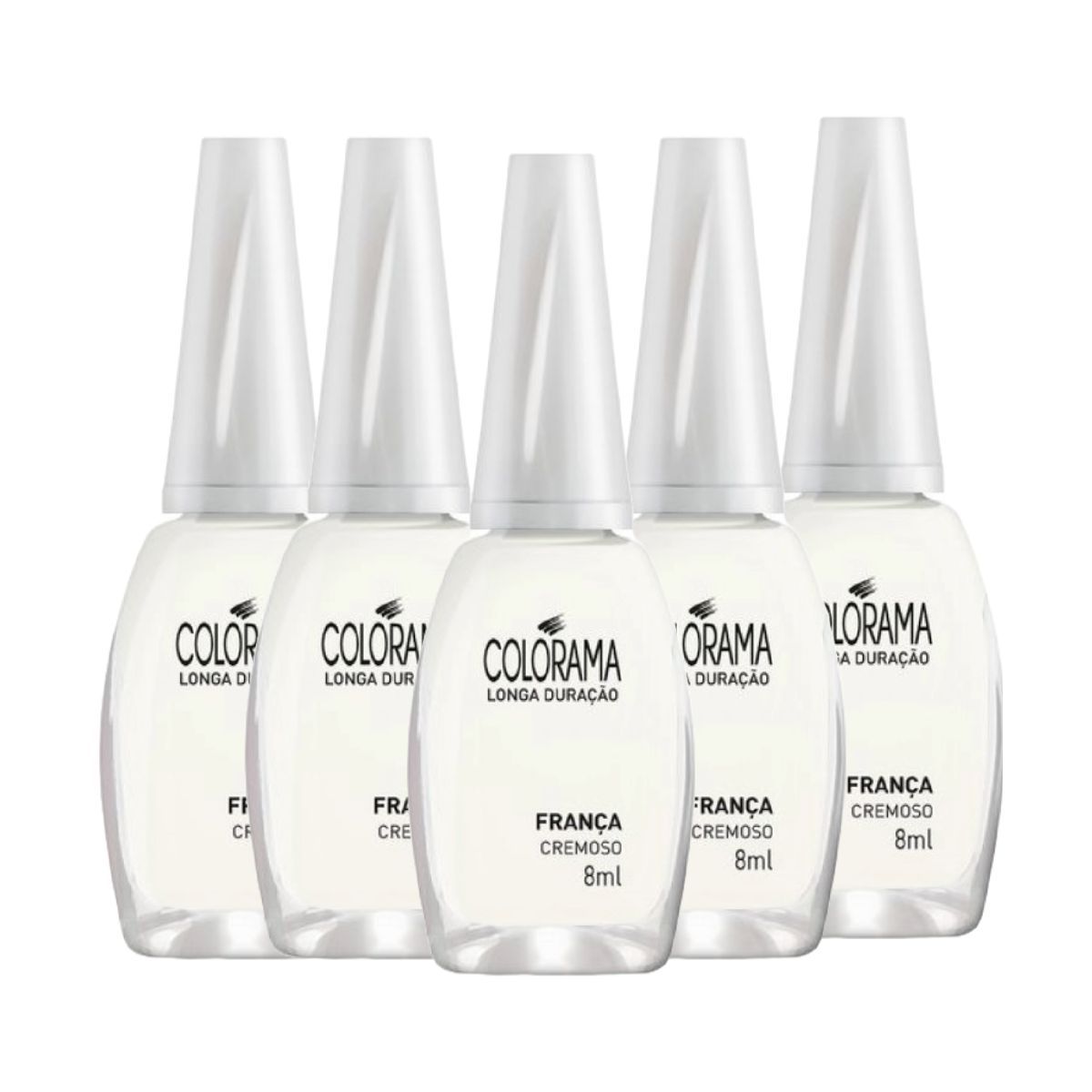 KIT 5 ESMALTES COLORAMA CREMOSO FRANA