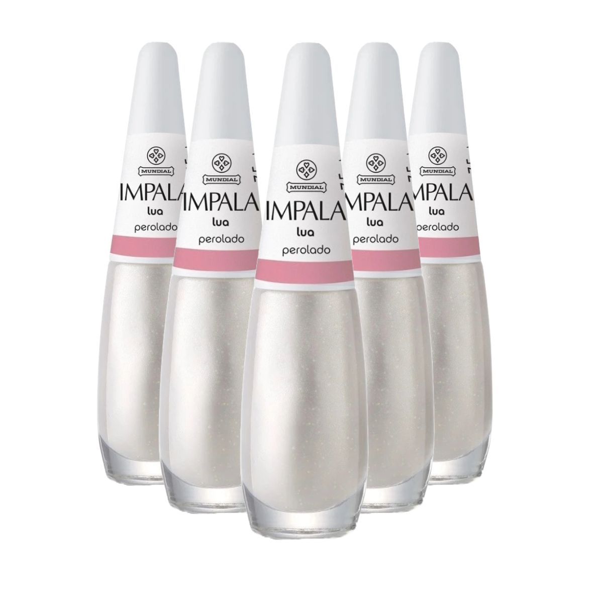 KIT 5 ESMALTES IMPALA PEROLADO LUA