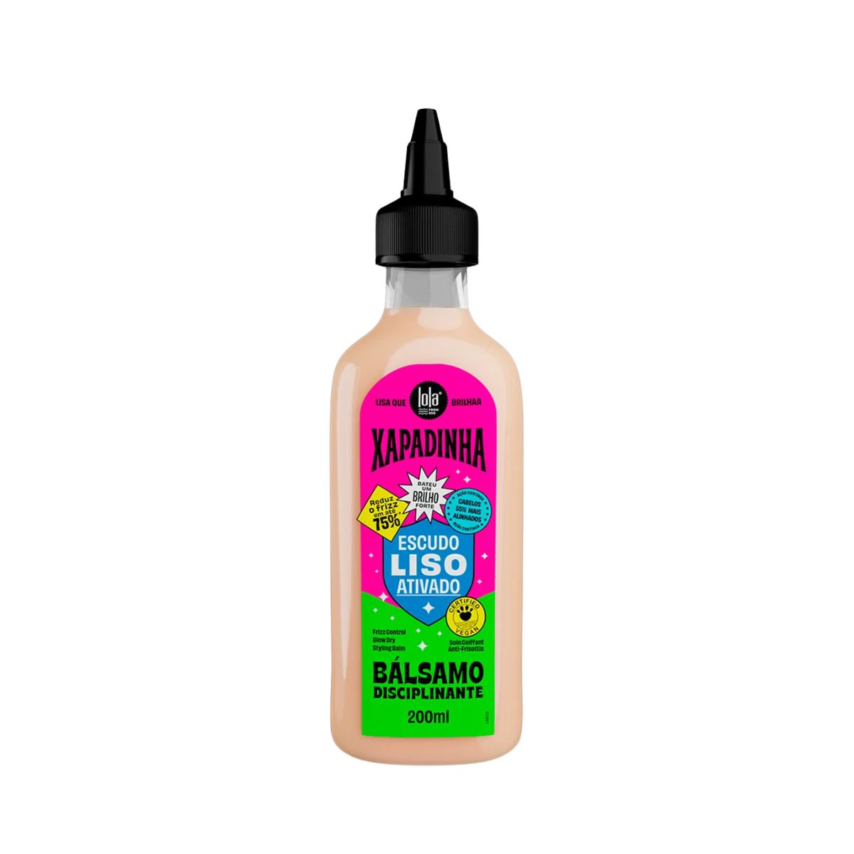 KIT LOLA COSMETCIS XAPADINHA SHAMPOO 250ML + MÁSCARA 100G + LEAVE-IN 200ML