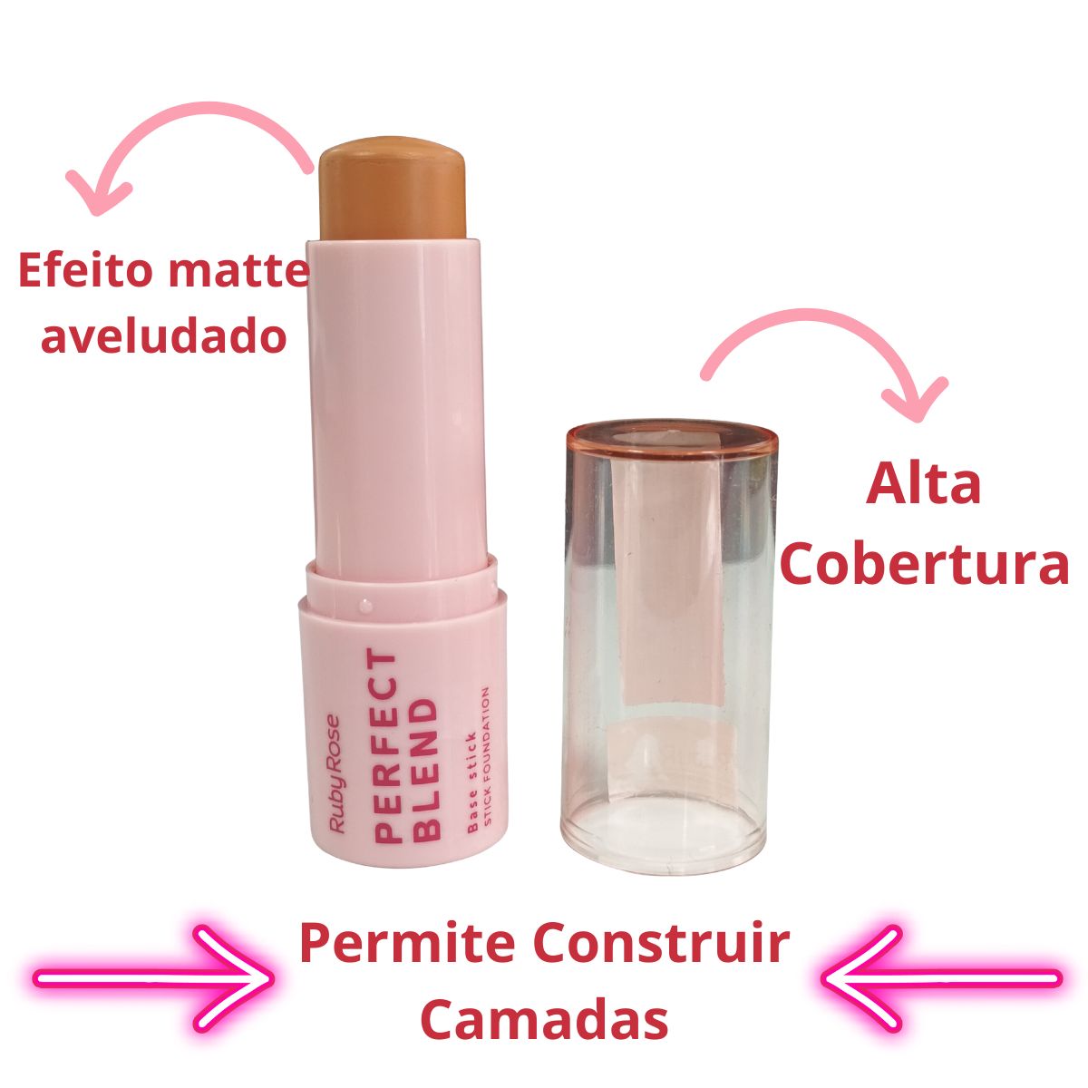 BASE RUBY ROSE PERFECT BLEND STICK FS70 HB-M300-7