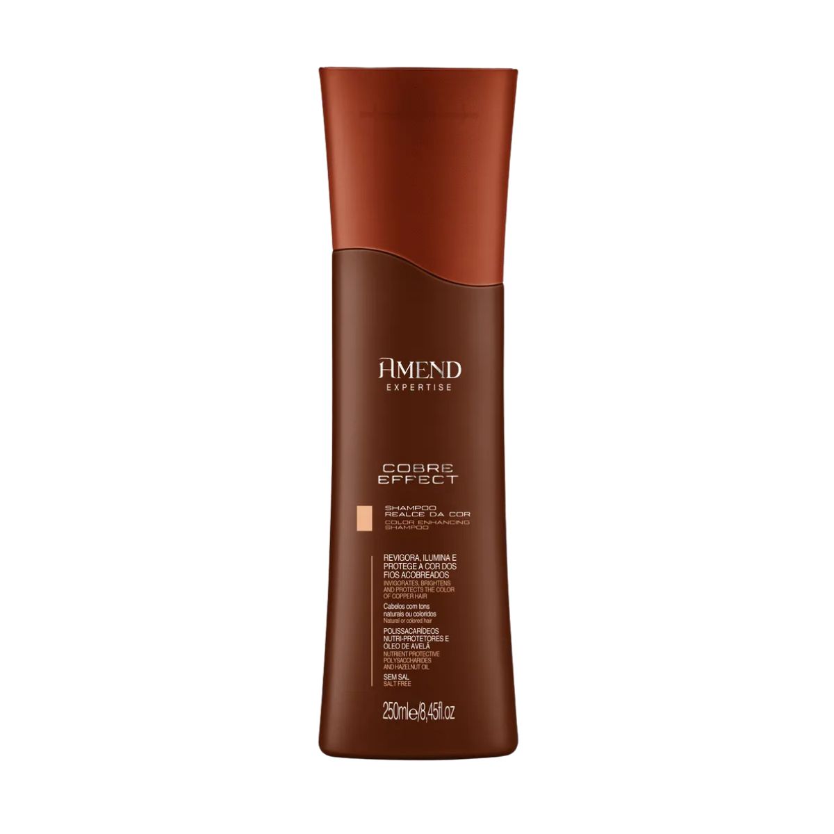 KIT AMEND SHAMPOO + CONDICIONADOR REALCE DA COR COBRE EFFECT + REPARADOR DE PONT