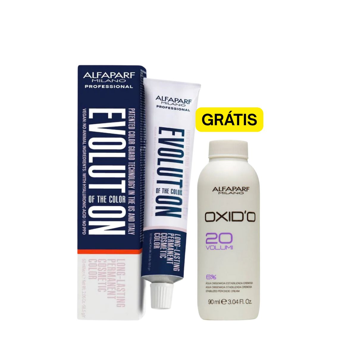 KIT ALFAPARF EVOLUTION COLORAÇÃO 11.11 LOURO PLATINA CINZA INTENSO + OX DE 20 VO