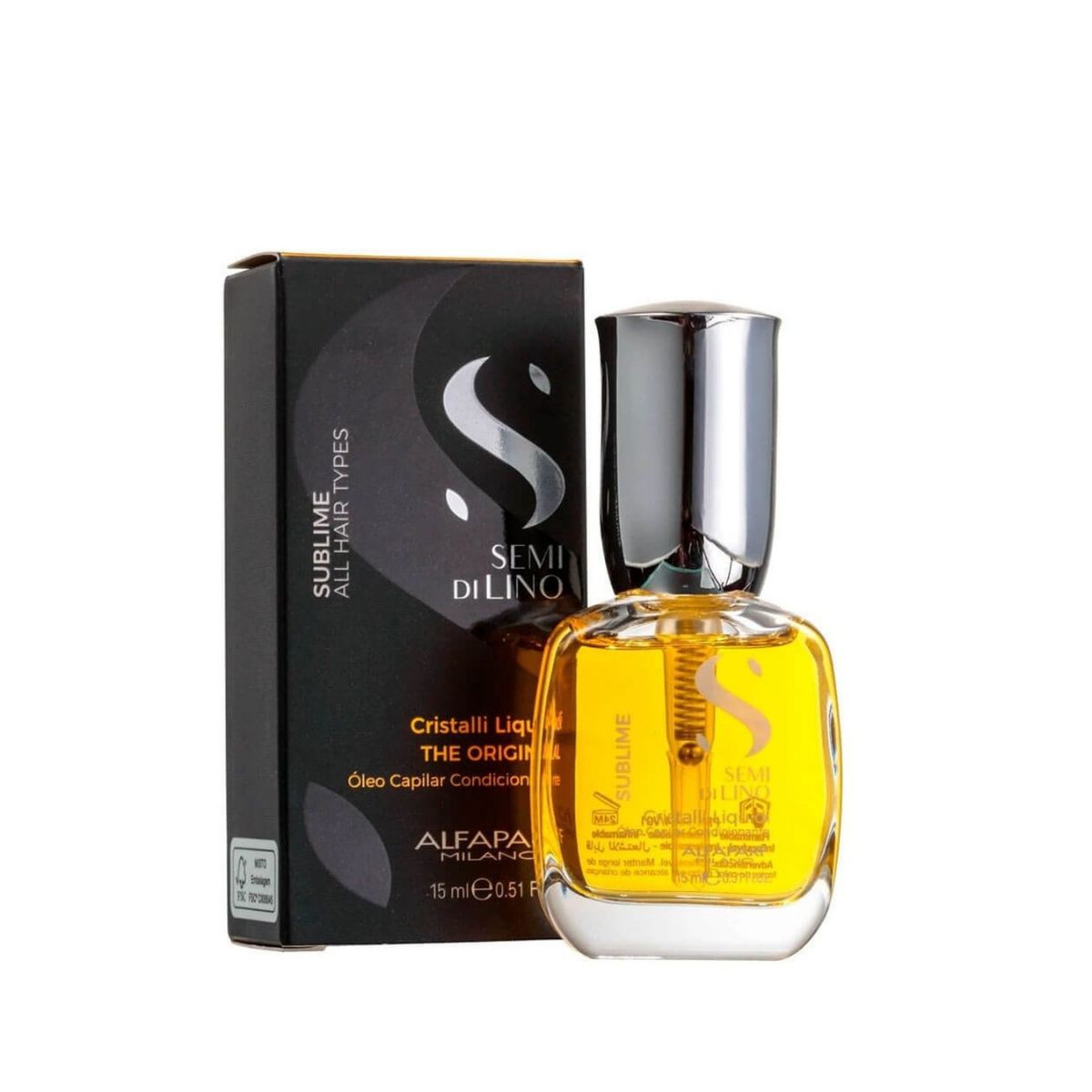 KIT ALFAPARF SHAMPOO + MÁSCARA DIAMOND + ÓLEO DI LINO SUBLIME CRISTAL