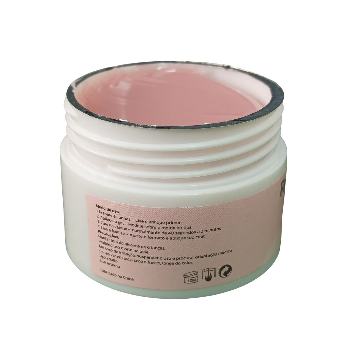 GEL DE ALONGAMENTO ALLSMILE HARD 2 PINK NUDE REAL LOVE 15ML