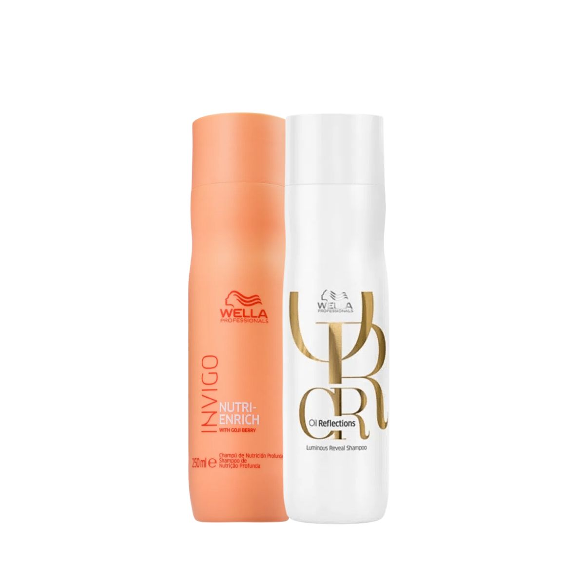 KIT WELLA PROFISSIONALS SHAMPOO OIL REFLECTOONS + SHAMPOO INVIGO NUTRI ENRICH