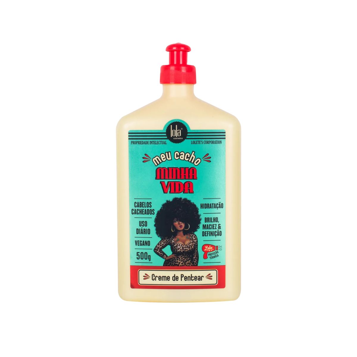 KIT LOLA COSMETICS MEU CACHO MINHA VIDA SHAMPOO 500ML + CONDICIONADOR 500ML + CR