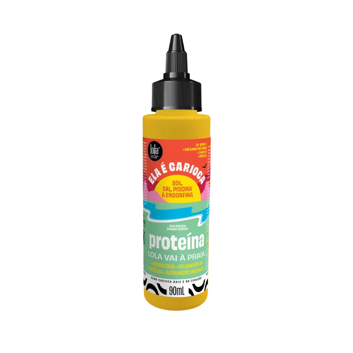 KIT LOLA COSMETICS PROTEÍNA ELA É CARIOCA 90ML + ÓLEO DE ARGAN MARROCOS PRIME 8M