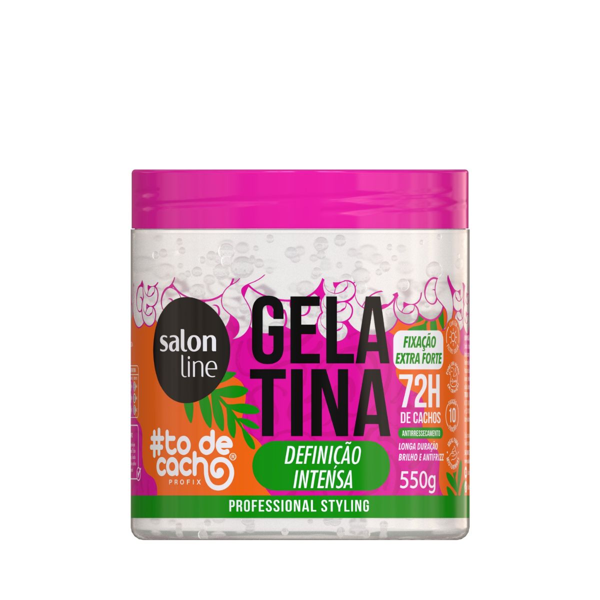 GELATINA CONDICIONADOR DEFINICAO INTENSA #TODECACHO SALON LINE 550GR