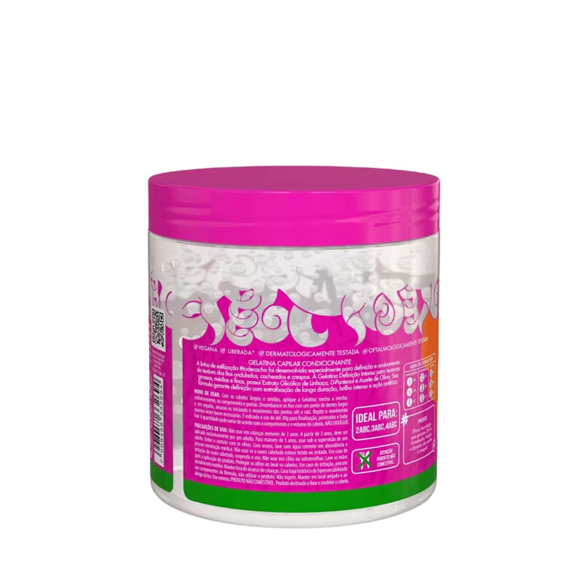 GELATINA CONDICIONADOR DEFINICAO INTENSA #TODECACHO SALON LINE 550GR
