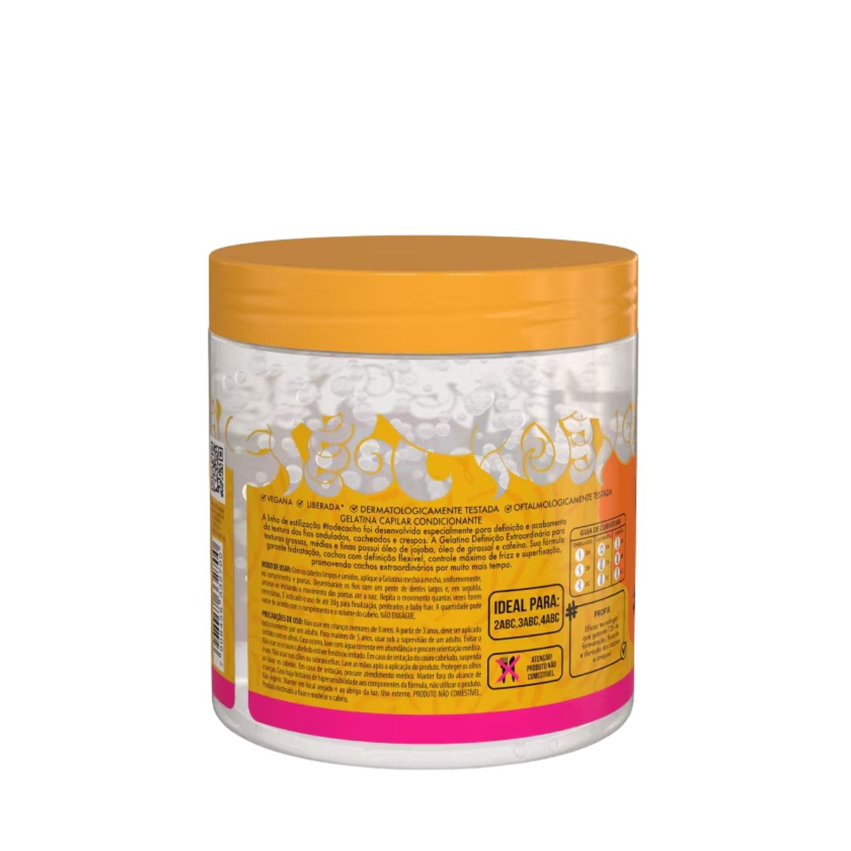 GELATINA CONDICIONADOR DEFINICAO EXTRAORDINARIA #TODECACHO SALON LINE 550GR