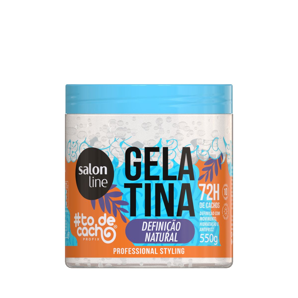 GELATINA CONDICIONADOR DEFINICAO NATURAL #TODECACHO SALON LINE 550GR