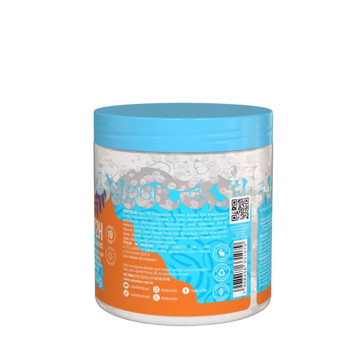 GELATINA CONDICIONADOR DEFINICAO NATURAL #TODECACHO SALON LINE 550GR