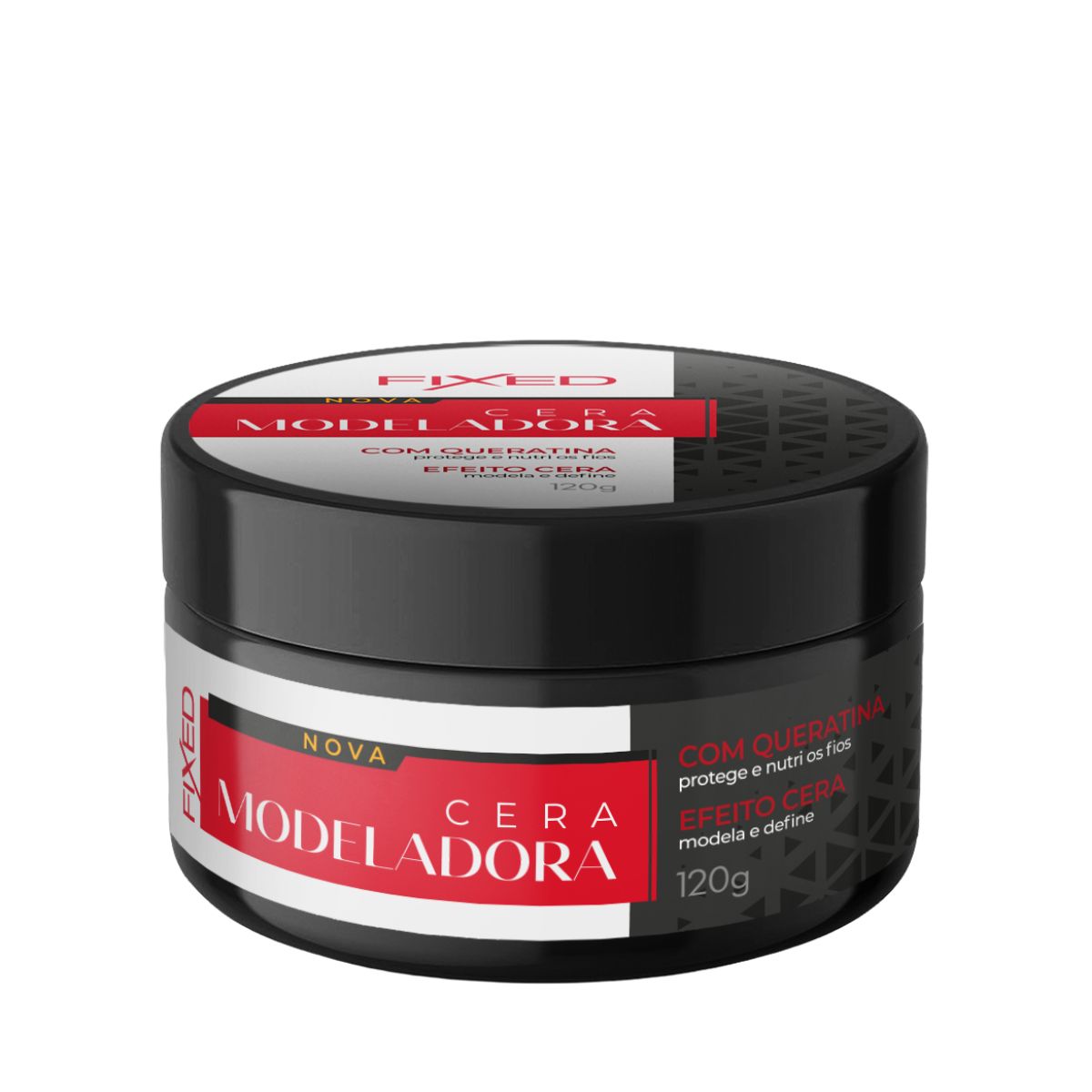 CERA CAPILAR MODELADORA COM QUERATINA FIXED 120G