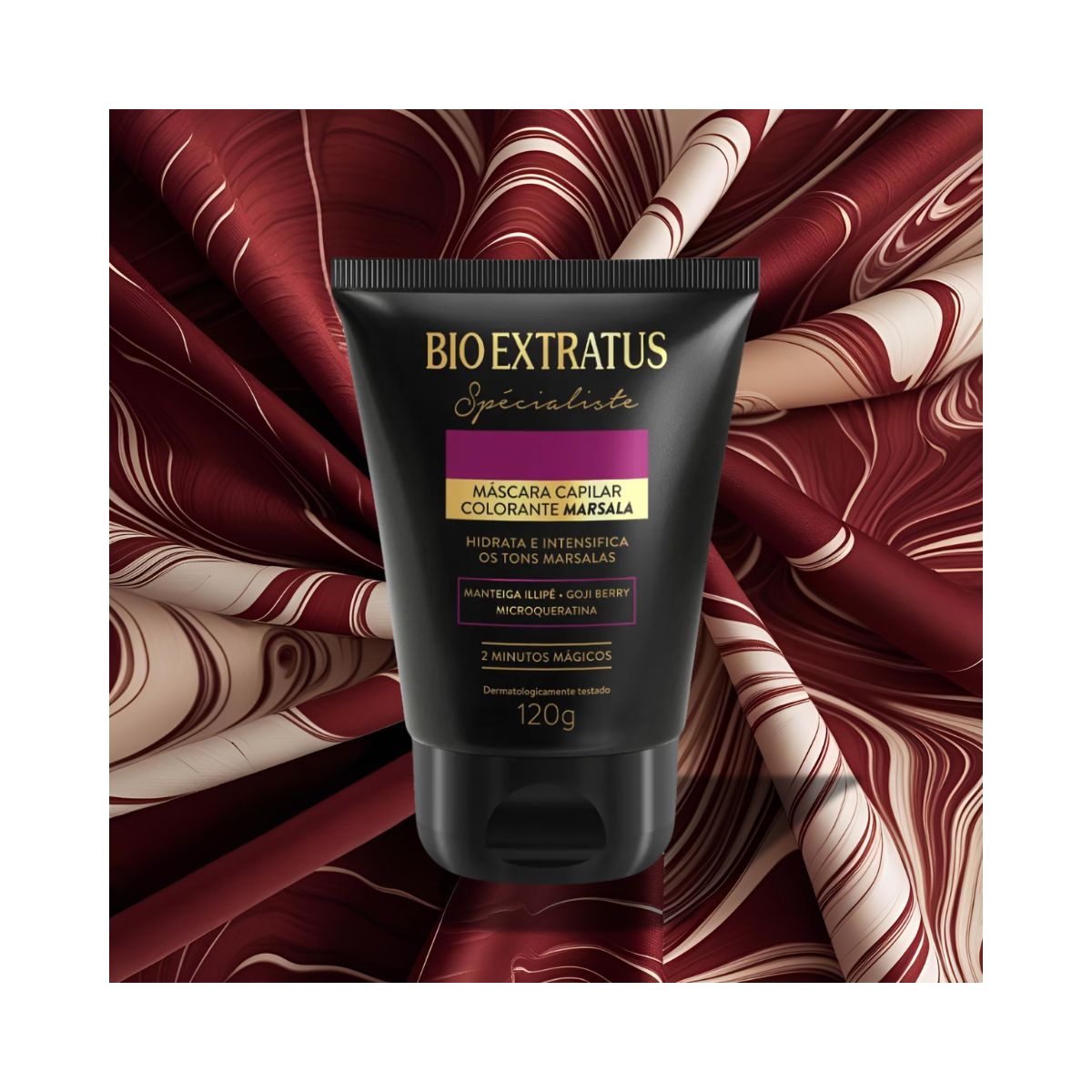 MÁSCARA SPÉCIALISTE COLORANTE MARSALA BIO EXTRATUS 120G