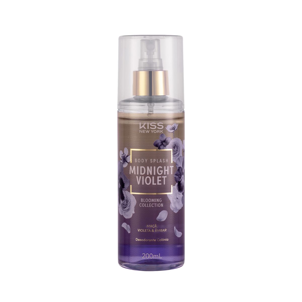 BODY SPLASH BLOOMING COLLECTION MIDNIGHT VIOLET KISS NEW YORK 200ML