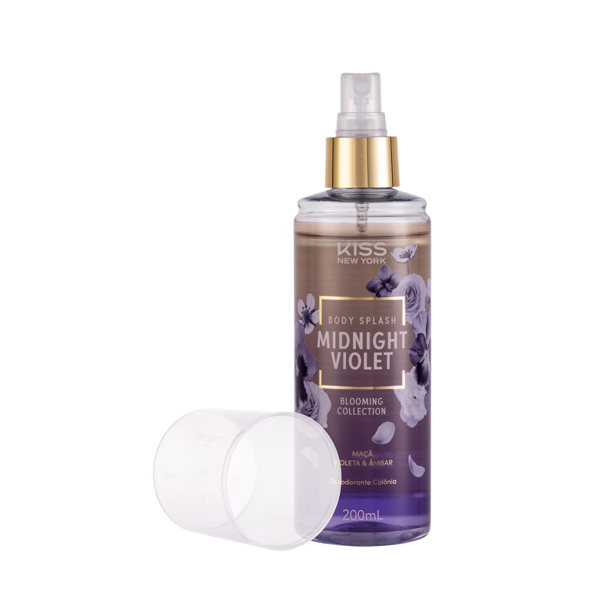 BODY SPLASH BLOOMING COLLECTION MIDNIGHT VIOLET KISS NEW YORK 200ML