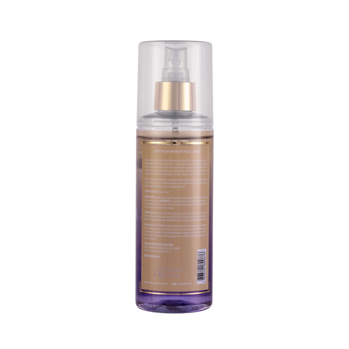 BODY SPLASH BLOOMING COLLECTION MIDNIGHT VIOLET KISS NEW YORK 200ML