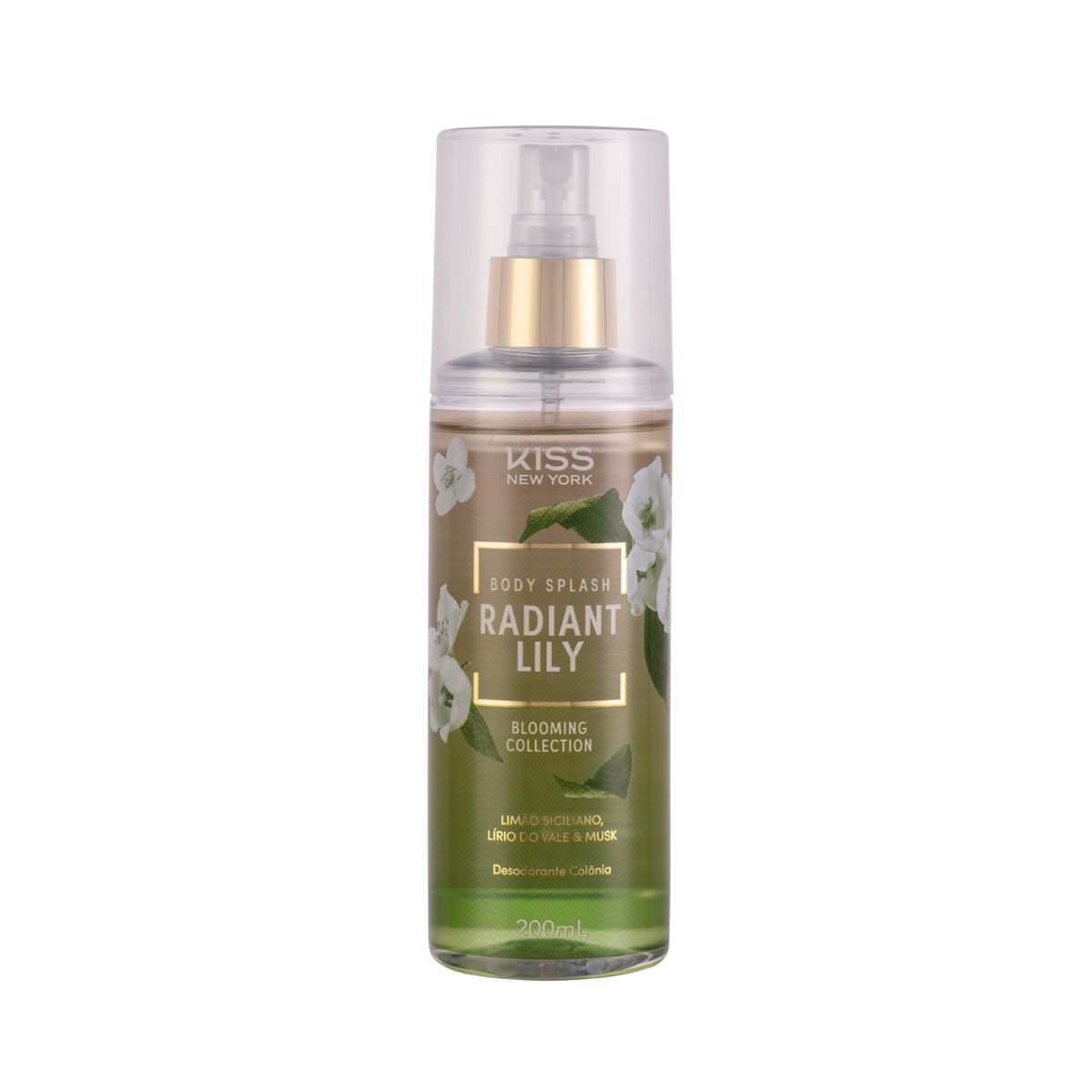 BODY SPLASH BLOOMING COLLECTION RADIANT LILY KISS NEW YORK 200ML