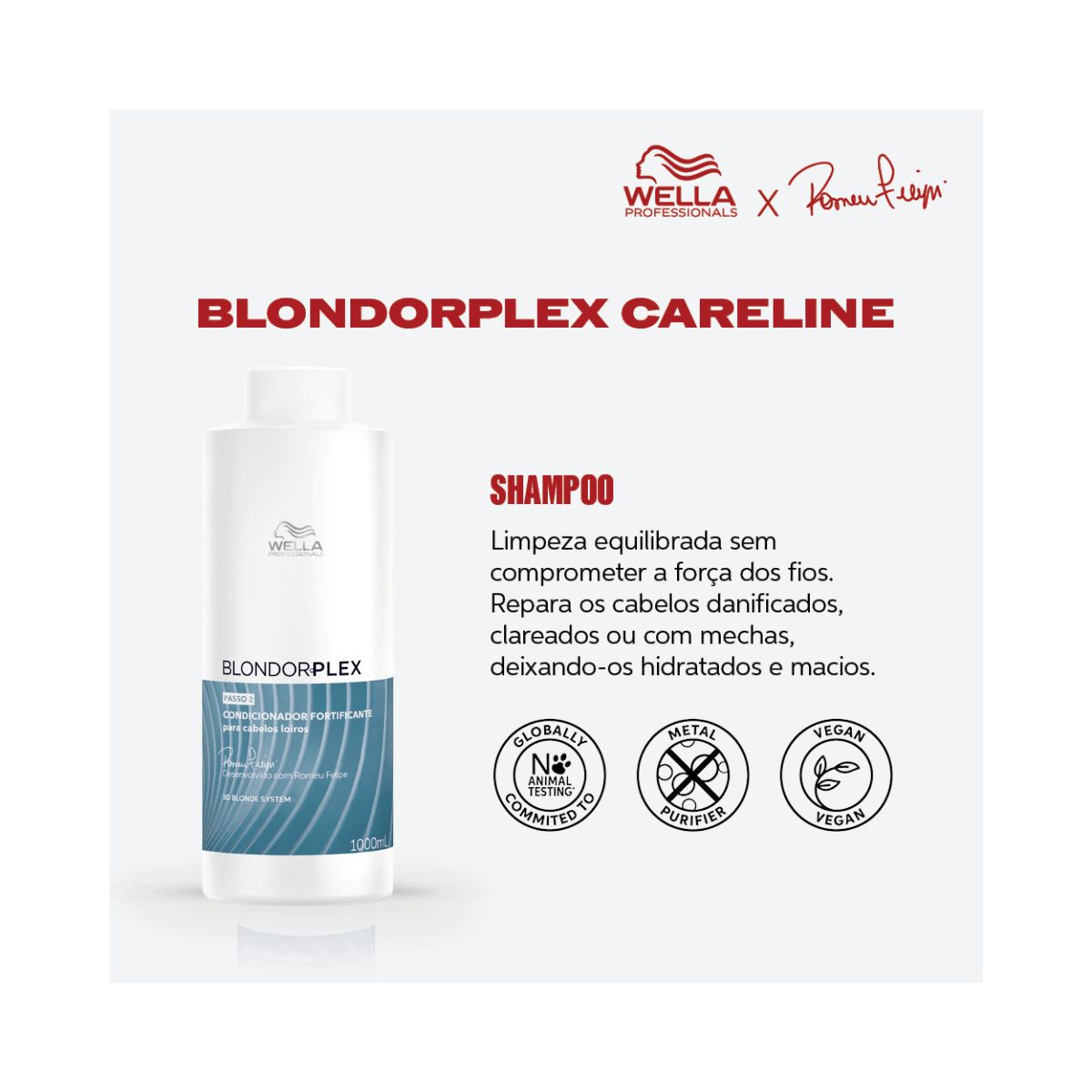 SHAMPOO BLONDOR PLEX WELLA PROFESSIONALS 1L