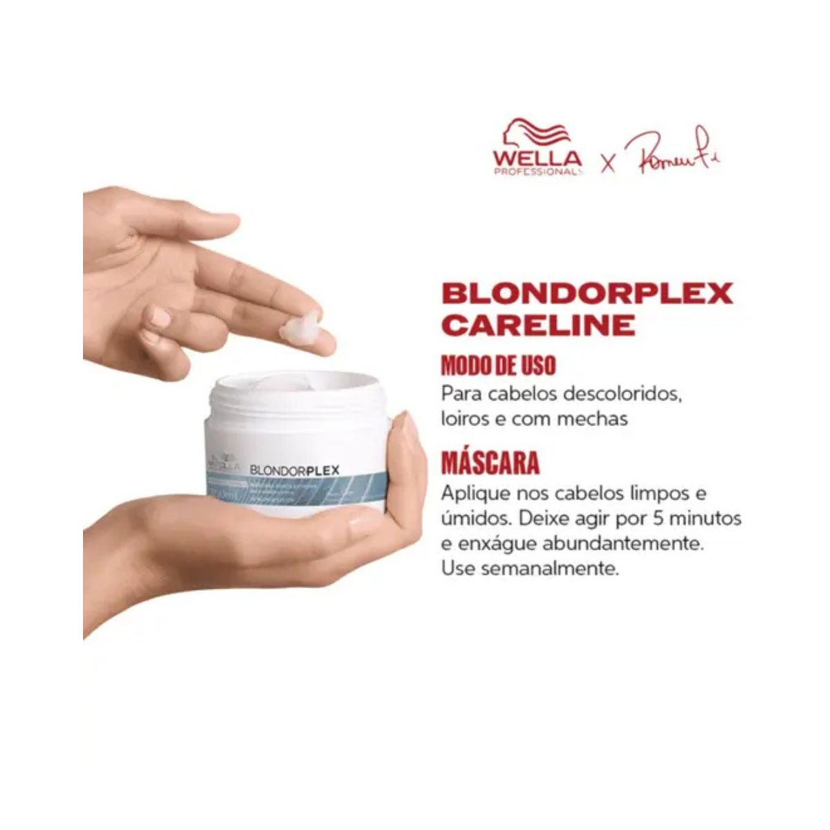 MÁSCARA BLONDORPLEX FORÇA EXTREMA WELLA PROFESSIONALS 150ML