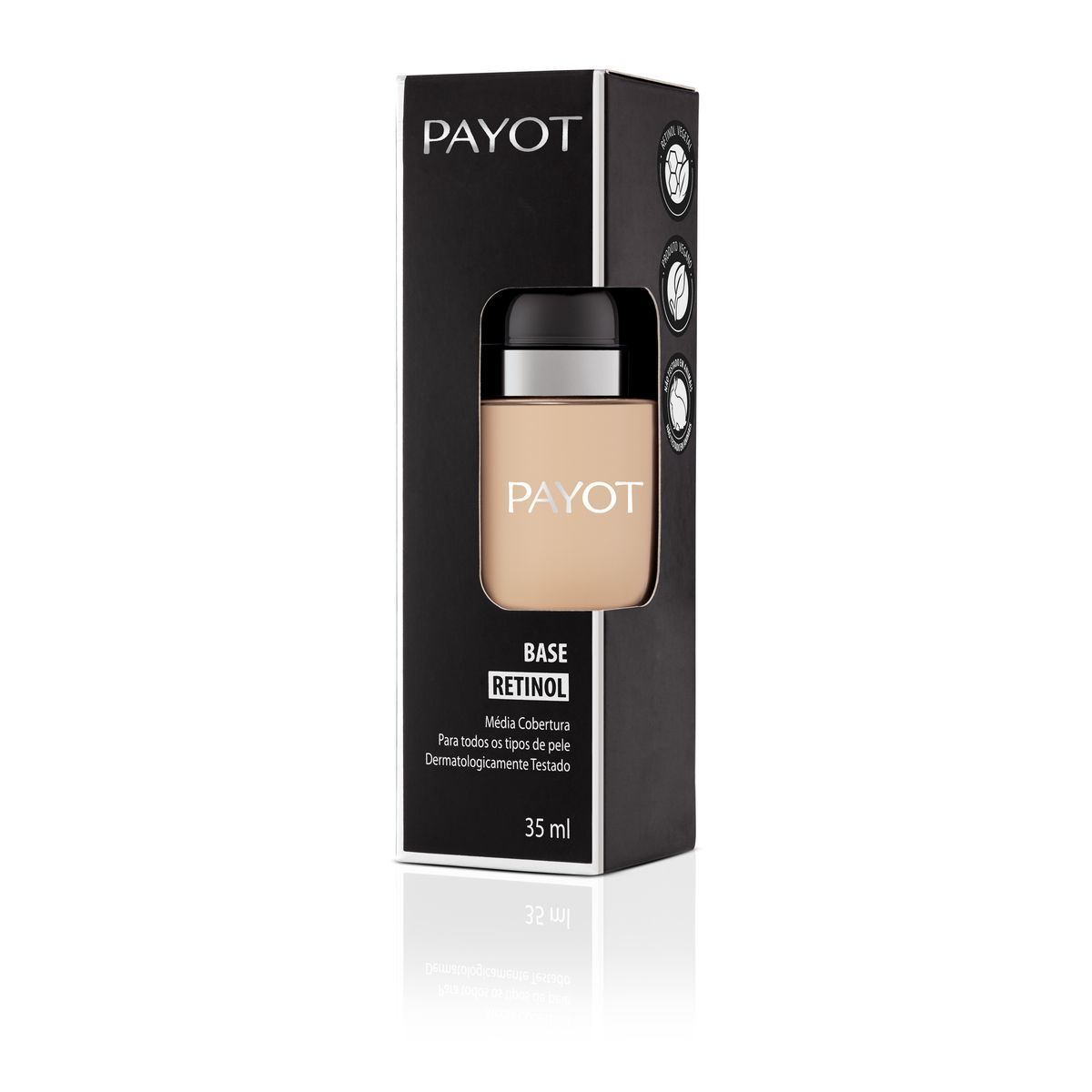KIT PAYOT BASE RETINOL COR 20 30ML + ESPONJA PARA MAQUIAGEM