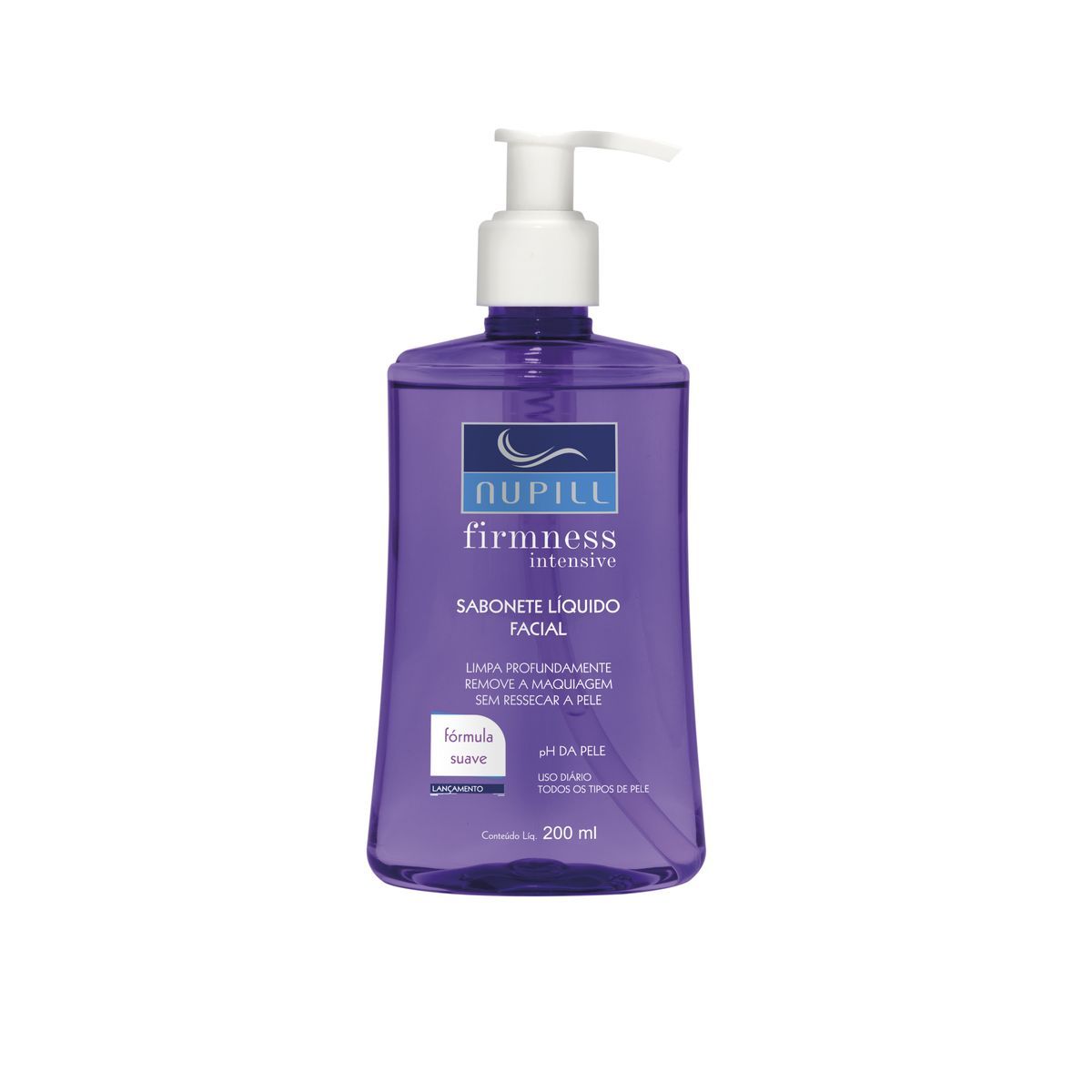 KIT NUPILL SABONETE LÍQUIDO FACIAL FIRMNESS 200ML + CREME FACIAL ANTIRRUGAS FPS 