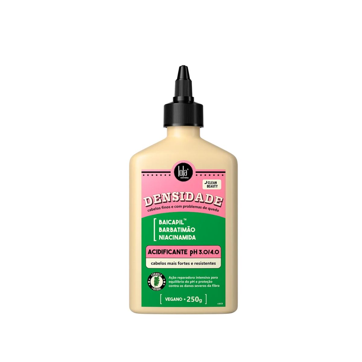 KIT LOLA ACIDIFICANTE DENSIDADE 250G + TOUCA DE CETIM ANTI FRIZZ