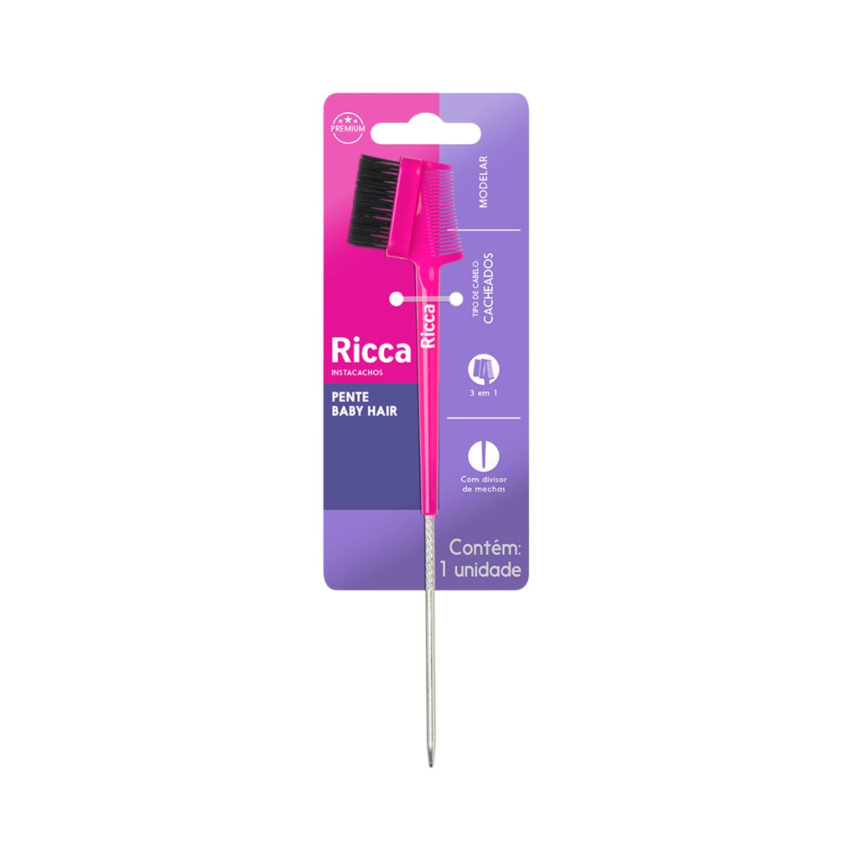PENTE BABY HAIR RICCA 1007