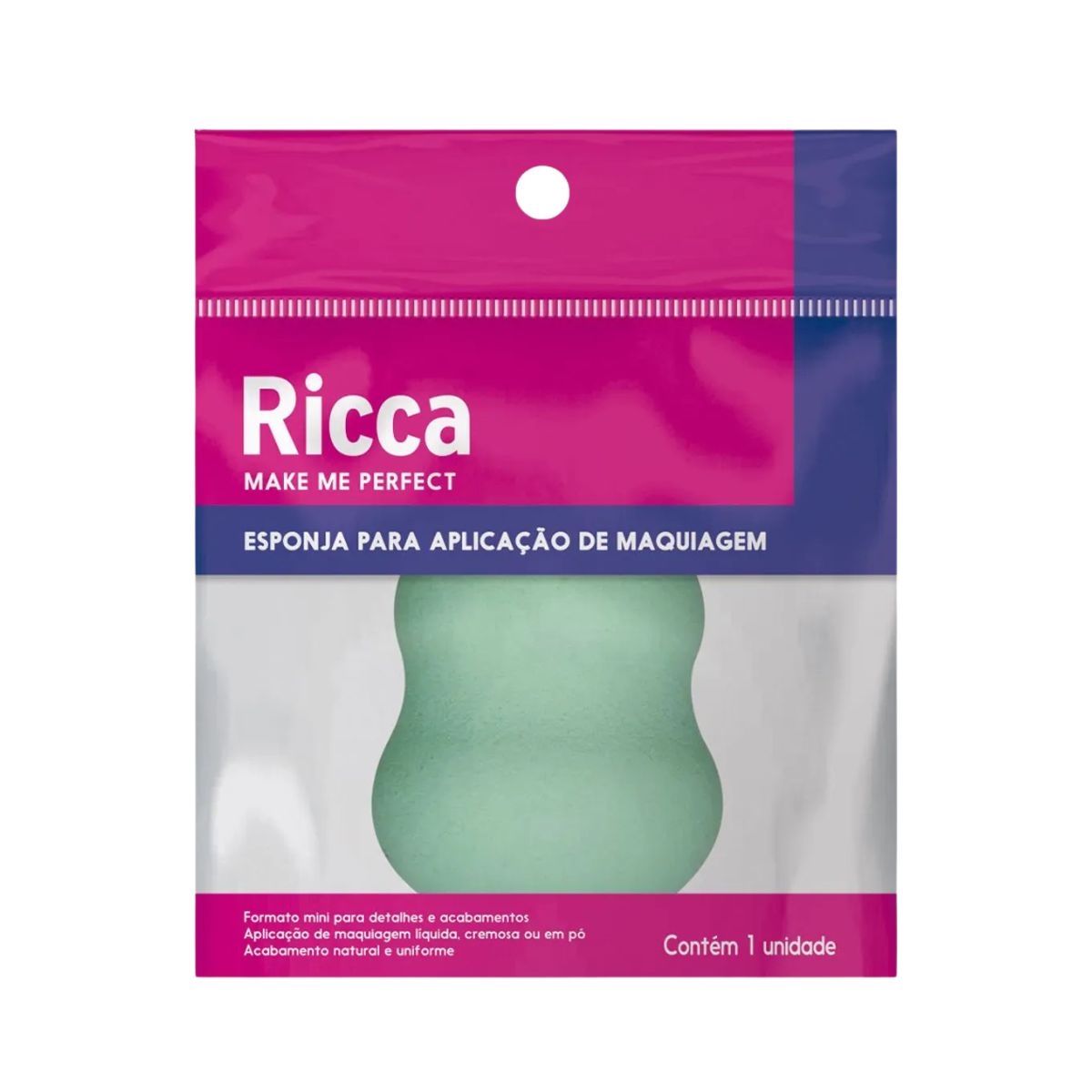 ESPONJA MAKE UP PERFECT CURVED SHAPE RICCA 2320