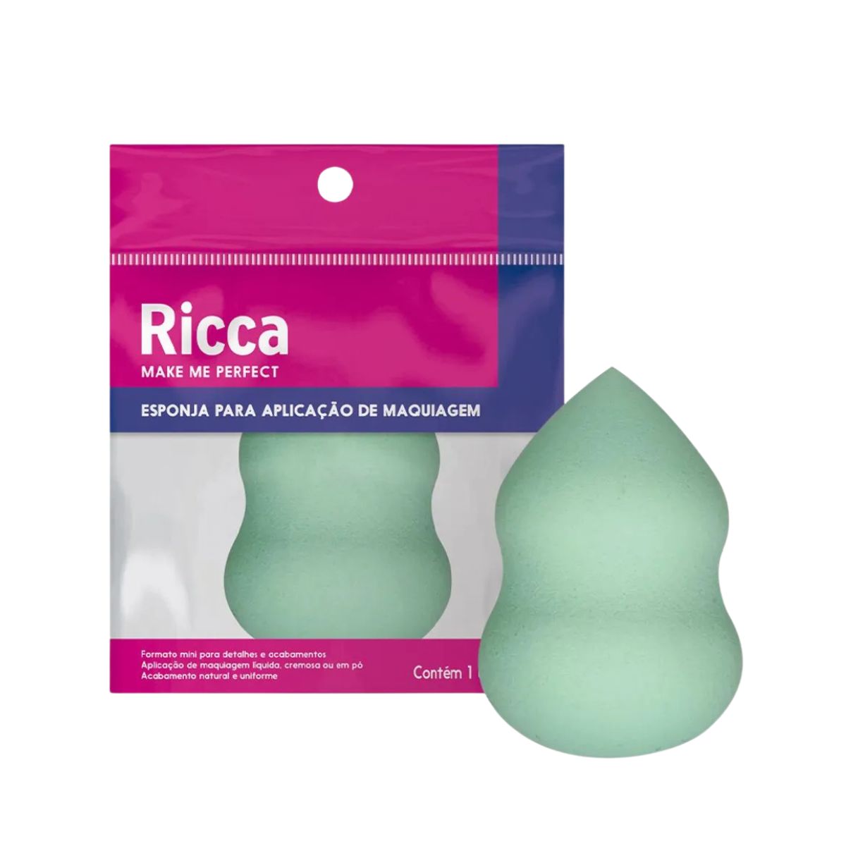 ESPONJA MAKE UP PERFECT CURVED SHAPE RICCA 2320