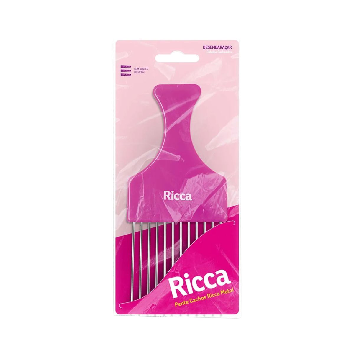 PENTE CACHOS METAL RICCA 2407