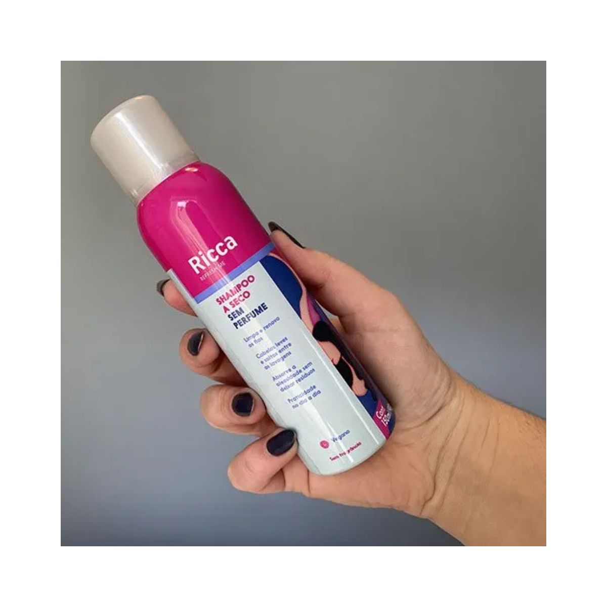 SHAMPOO A SECO SEM PERFURME RICCA 150ML 2857