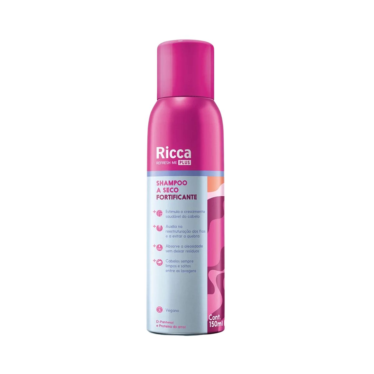 SHAMPOO A SECO FORTIFICANTE RICCA 150ML 2858