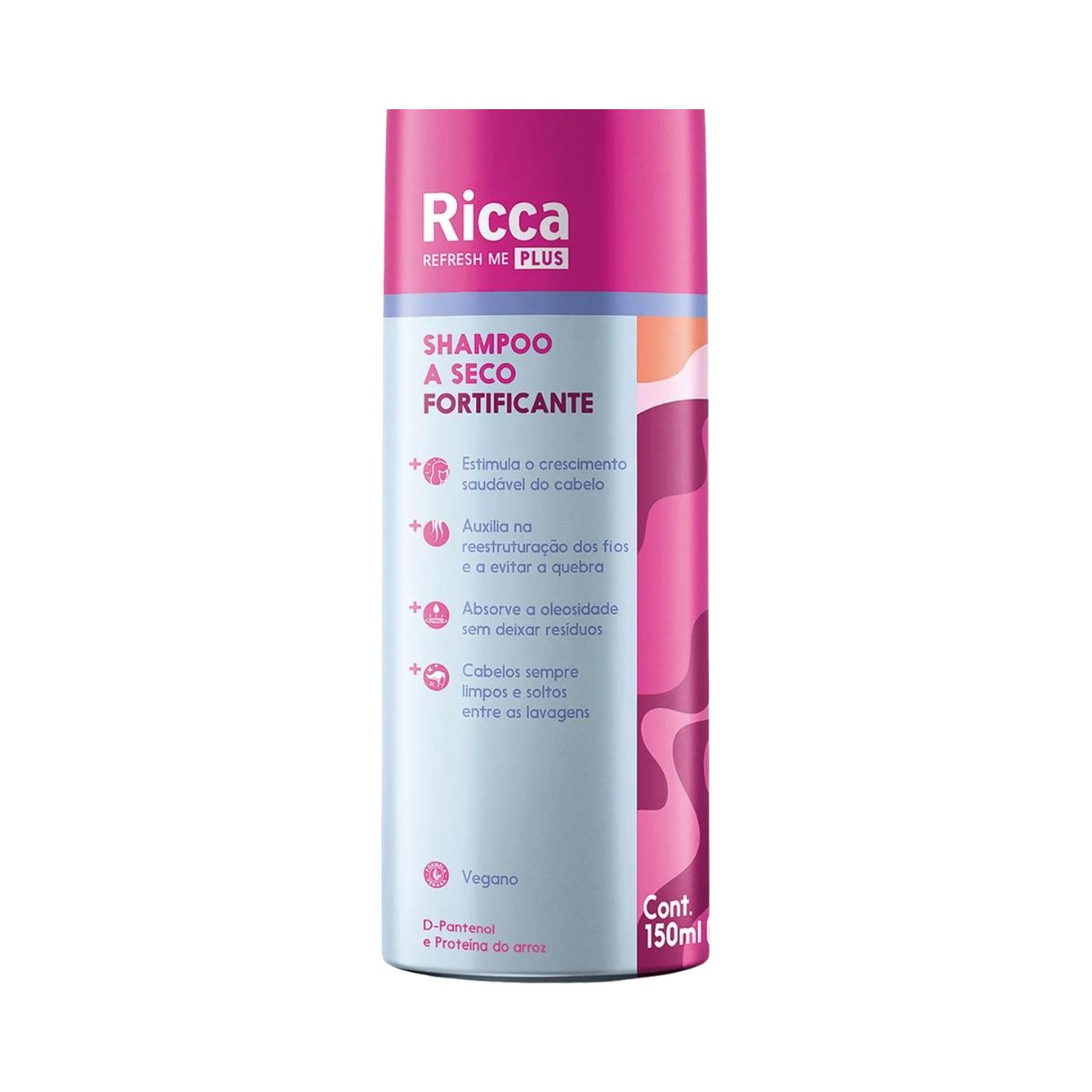 SHAMPOO A SECO FORTIFICANTE RICCA 150ML 2858