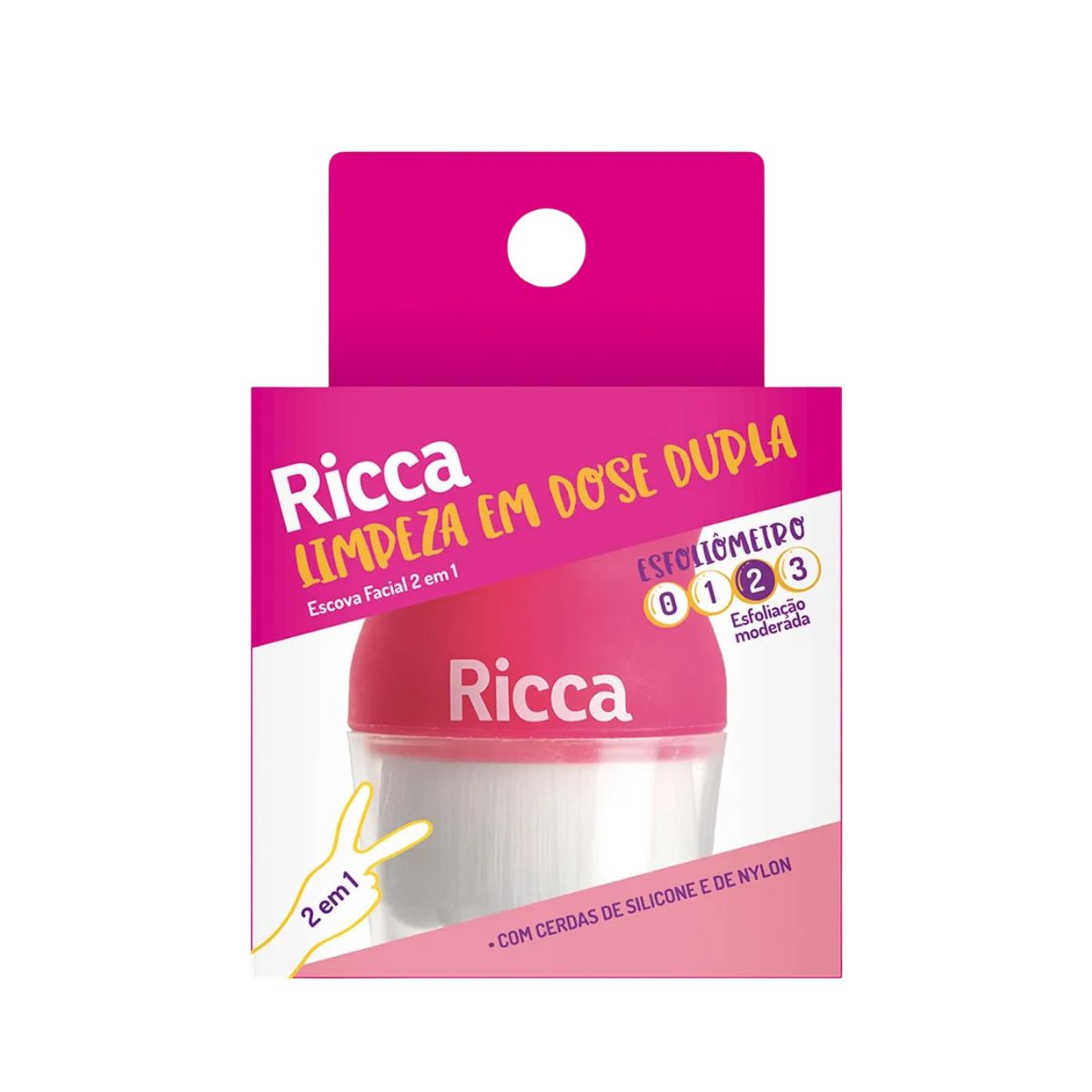 ESCOVA FACIAL 2 EM 1 RICCA 3428