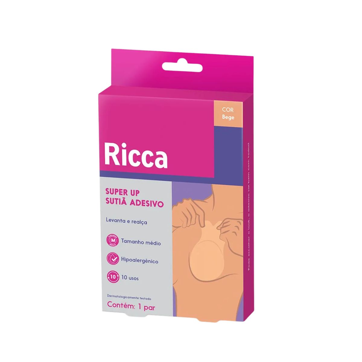 SUTIÃ ADESIVO P BEGE RICCA 3435