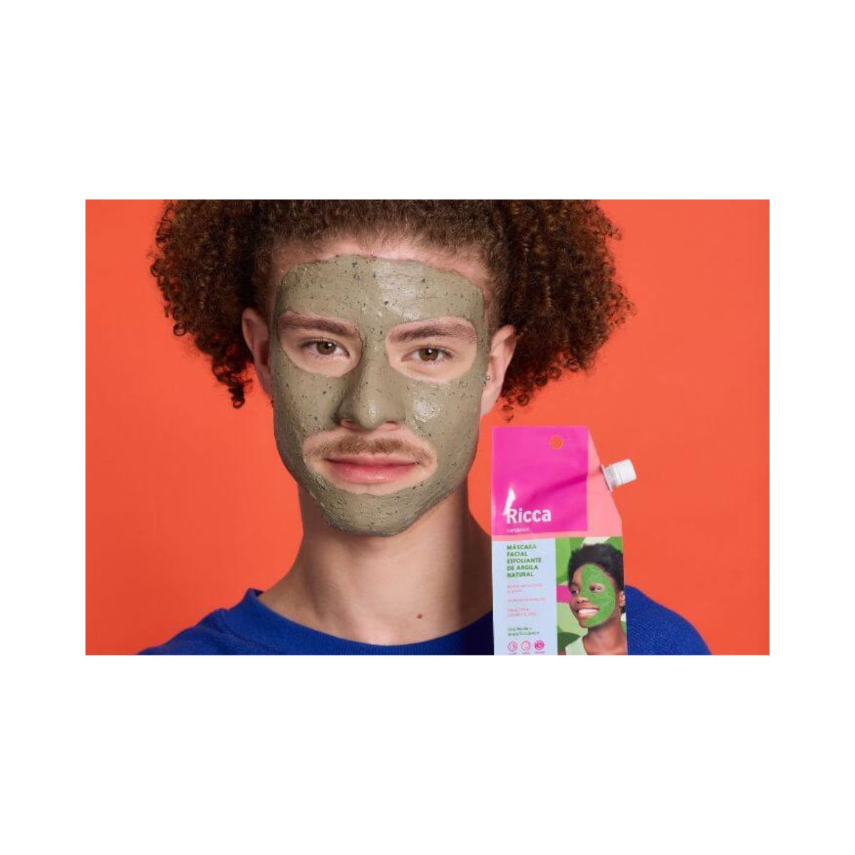 MÁSCARA FACIAL DE ARGILA NATURAL RICCA 3750