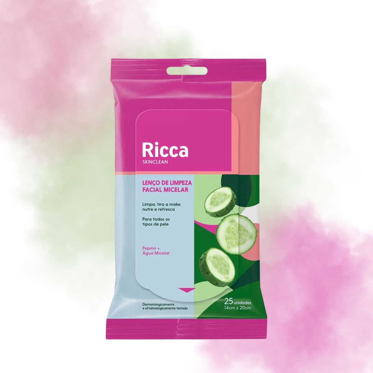 LENÇO DE LIMPEZA FACIAL MICELAR RICCA 3770